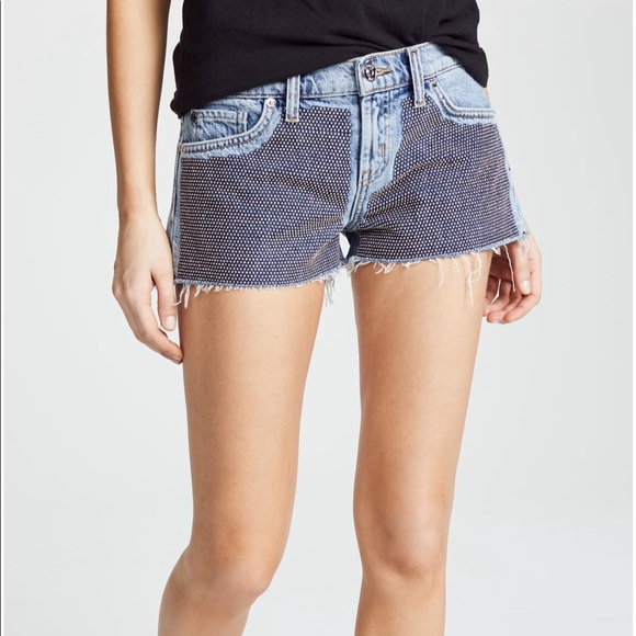Studded Hudson Kenzie Shorts NWOT Size 26 $255 - Picture 4 of 14